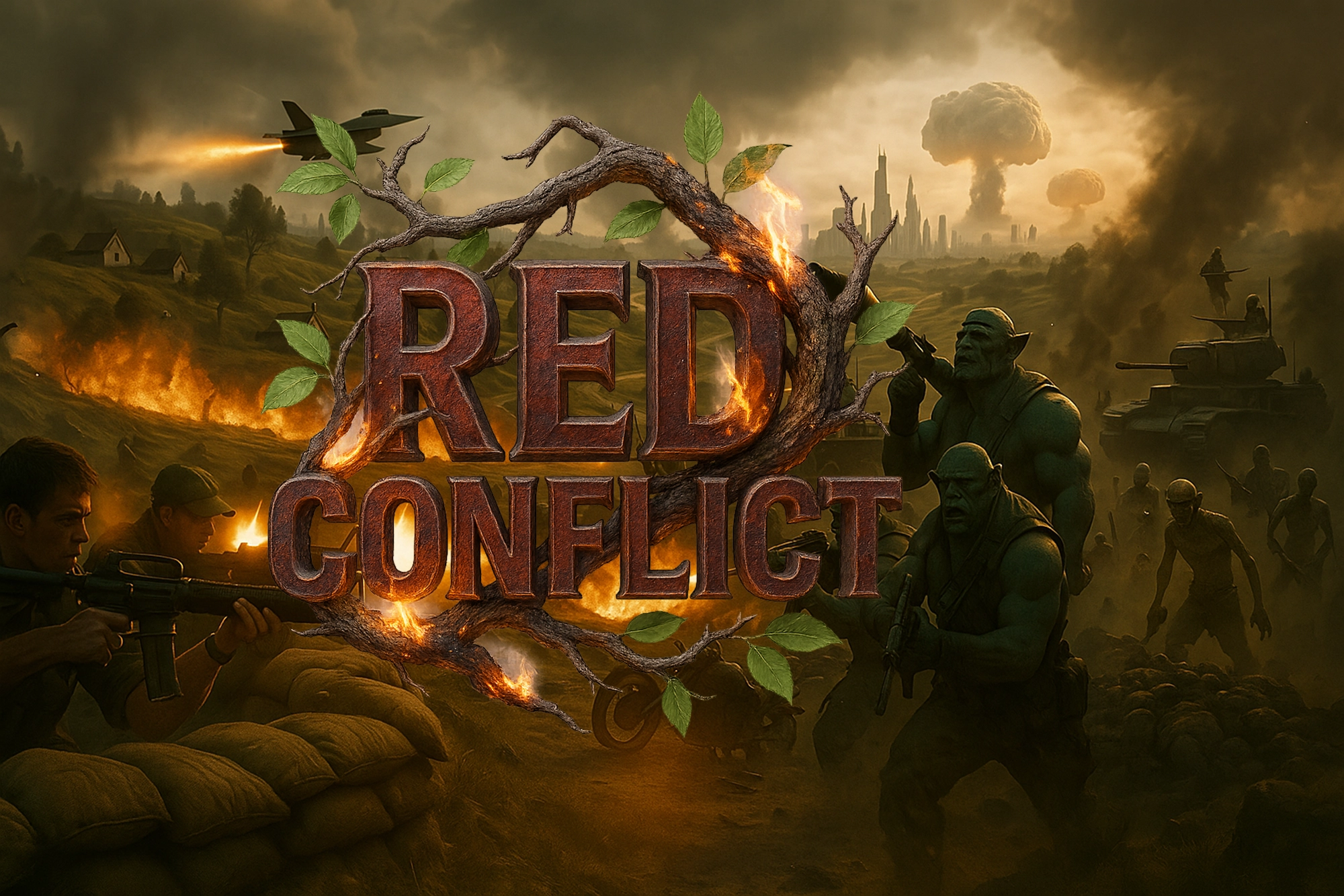 Red Conflict concept art